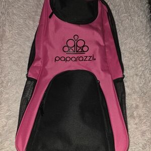 Paparazzi Pink and Black Backpack